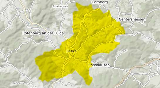 Immobilienpreisekarte Bebra