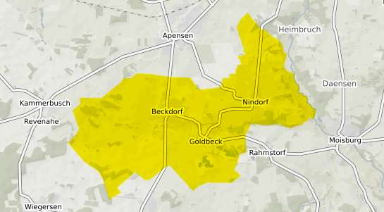 Immobilienpreisekarte Beckdorf
