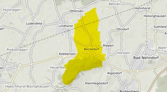 Immobilienpreisekarte Beckedorf b. Stadthagen
