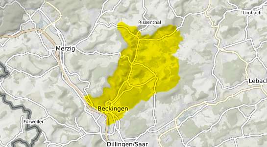 Immobilienpreisekarte Beckingen