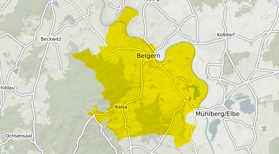 Immobilienpreisekarte Belgern b. Torgau