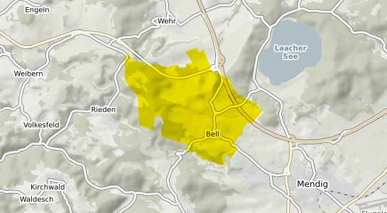 Immobilienpreisekarte Bell Eifel