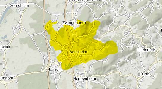 Immobilienpreisekarte Bensheim