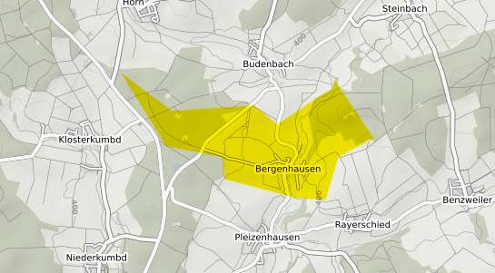 Immobilienpreisekarte Bergenhausen Hunsrueck