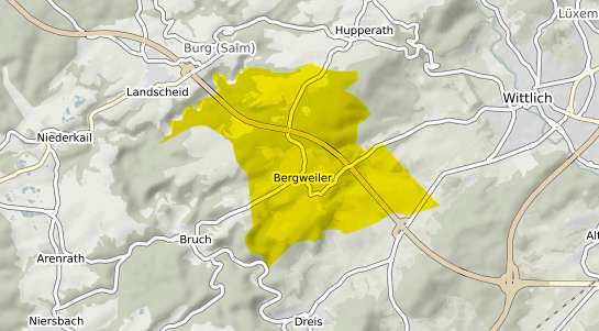 Immobilienpreisekarte Bergweiler b. Wittlich