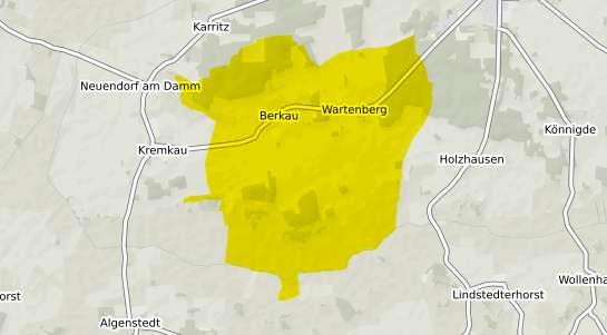 Immobilienpreisekarte Berkau (Altmark)