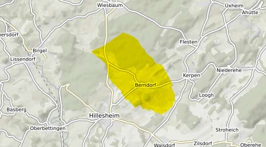Immobilienpreisekarte Berndorf Eifel