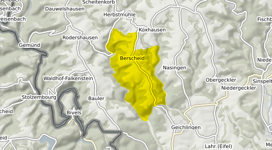 Immobilienpreisekarte Berscheid Eifel