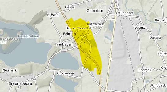 Immobilienpreisekarte Beuna (Geiseltal)