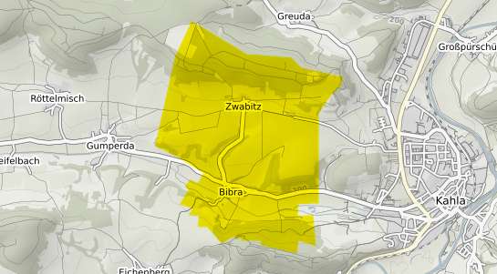 Immobilienpreisekarte Bibra b. Jena