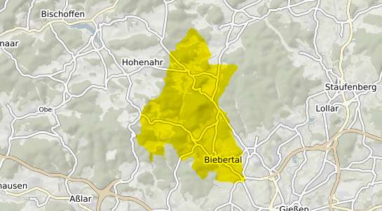 Immobilienpreisekarte Biebertal Hessen