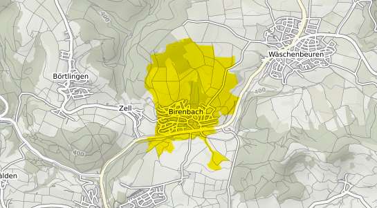 Immobilienpreisekarte Birenbach Kr. Goeppingen