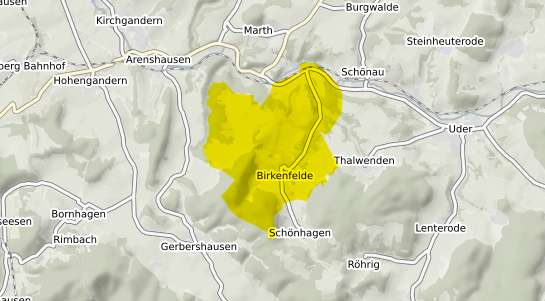 Immobilienpreisekarte Birkenfelde b. Heilbad Heiligenstadt