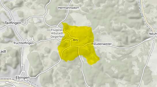 Immobilienpreisekarte Bitz Wuerttemberg