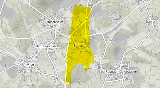 Immobilienpreisekarte Boden Westerwald
