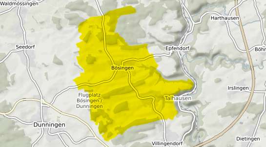 Immobilienpreisekarte B&ouml;singen (bei Rottweil) Kr. Rottweil