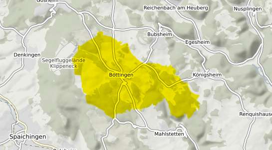 Immobilienpreisekarte Boettingen Kr. Tuttlingen