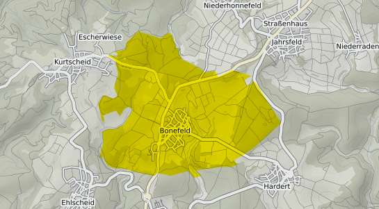 Immobilienpreisekarte Bonefeld