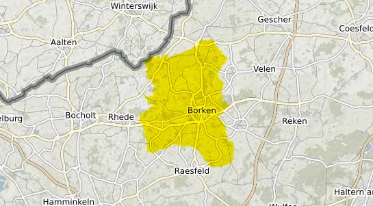 Immobilienpreisekarte Borken Westfalen