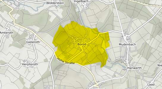 Immobilienpreisekarte Borod Westerwald