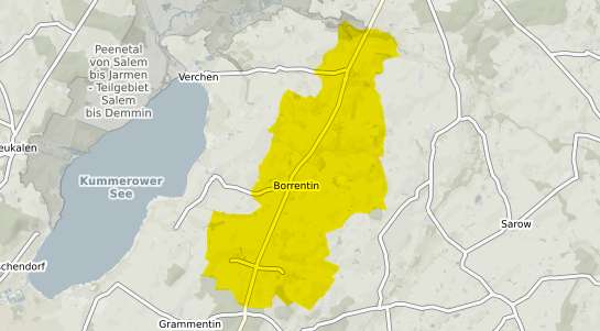 Immobilienpreisekarte Borrentin