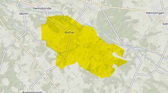 Immobilienpreisekarte Bothel Kr. Rotenburg, Wuemme