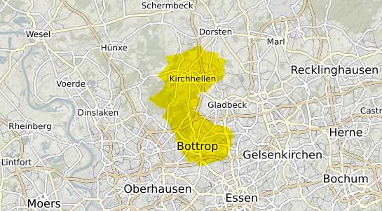 Immobilienpreisekarte Bottrop