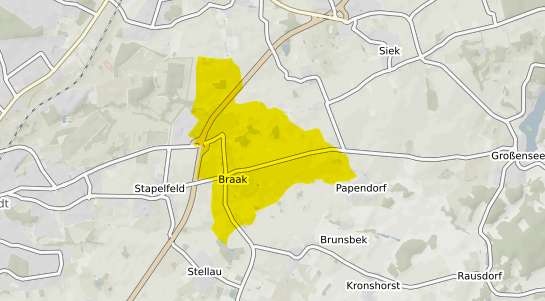 Immobilienpreisekarte Braak b. Hamburg