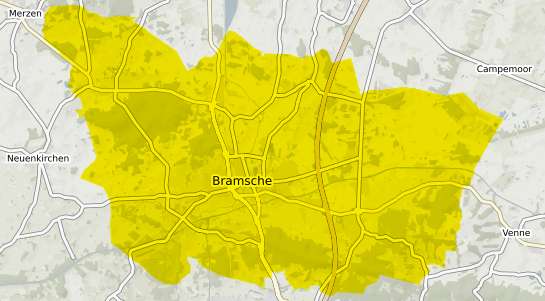 Immobilienpreisekarte Bramsche Hase