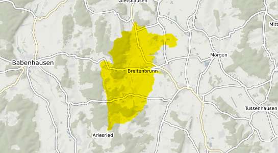 Immobilienpreisekarte Breitenbrunn Oberpfalz