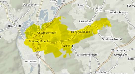 Immobilienpreisekarte Breiteng&uuml;&szlig;bach