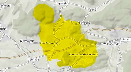 Immobilienpreisekarte Breitenworbis