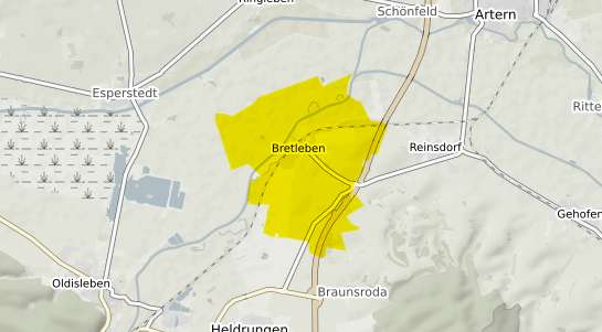 Immobilienpreisekarte Bretleben