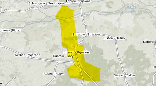 Immobilienpreisekarte Briesen Niederlausitz