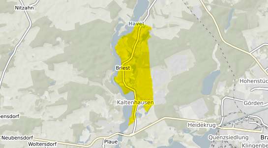Immobilienpreisekarte Briest b. Luebtheen