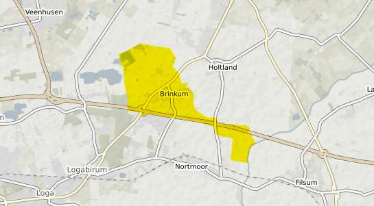 Immobilienpreisekarte Brinkum Ostfriesland