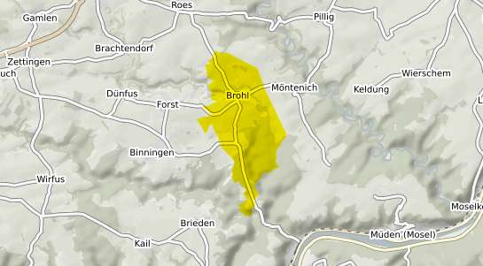 Immobilienpreisekarte Brohl Eifel