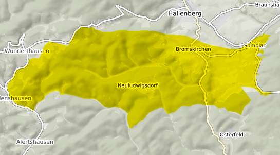 Immobilienpreisekarte Bromskirchen