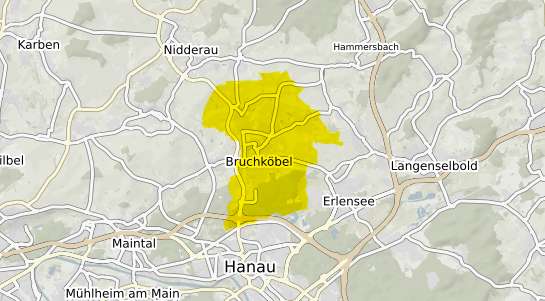 Immobilienpreisekarte Bruchköbel