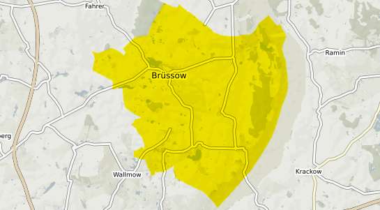Immobilienpreisekarte Bruessow Uckermark