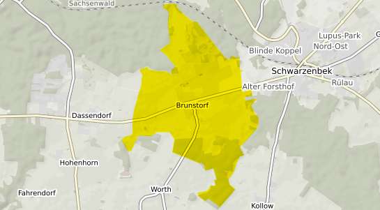 Immobilienpreisekarte Brunstorf Kr. Herzogtum Lauenburg