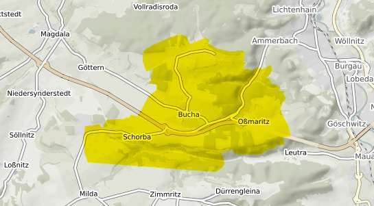 Immobilienpreisekarte Bucha b. Jena