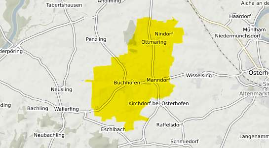 Immobilienpreisekarte Buchhofen b. Osterhofen