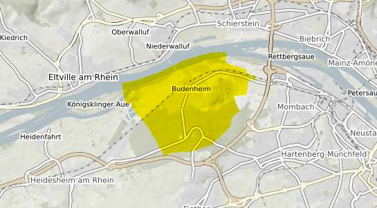 Immobilienpreisekarte Budenheim b. Mainz