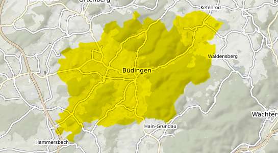 Immobilienpreisekarte Büdingen Hessen