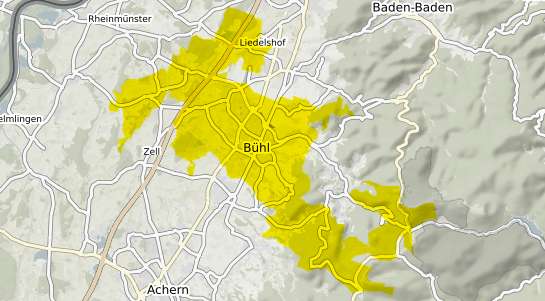 Immobilienpreisekarte Bühl (Baden) Baden