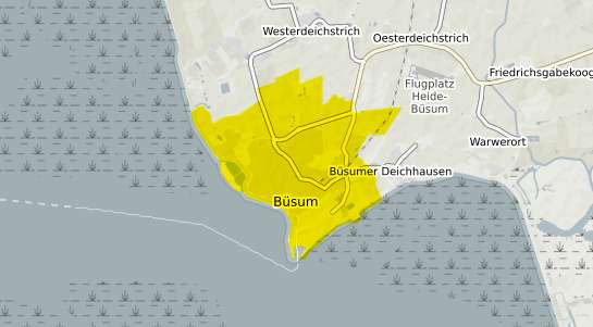 Immobilienpreisekarte Buesum