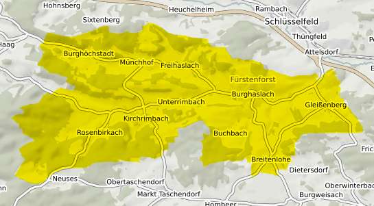 Immobilienpreisekarte Burghaslach