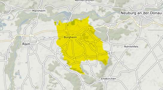 Immobilienpreisekarte Burgheim Oberbayern