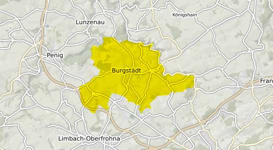 Immobilienpreisekarte Burgstädt Sachsen